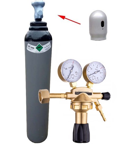 Bombola gas azoto - idrogeno, 8l