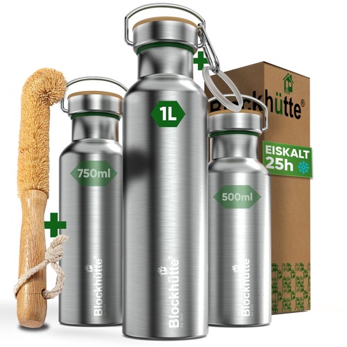 Borraccia acciaio inox - in,